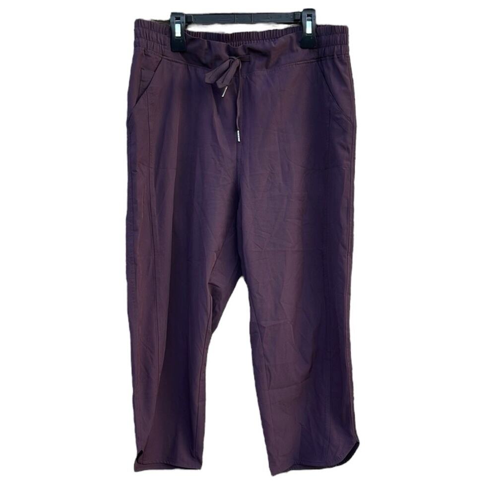 Marika Dark Purple Drawstring Pants size medium - Picture 7 of 7
